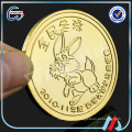 Panda gold plated coin